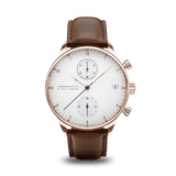 1815 Chronograph, Rose Gold / White
