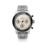 1960 Racing Chronograph, Steel / Off White