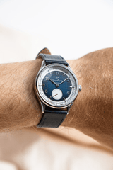 1968 Mechanical (Hand-Wound), Steel / Night Blue