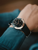 1970 Haagen GMT Automatic, Steel / Green - Swiss Made