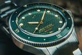 1926 At'sea, Steel / Green Turtle Vintage – 39MM