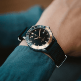 1970 Haagen GMT Automatic, Steel / Green - Swiss Made