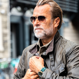 1970 Haagen GMT Automatic, Steel / Green - Swiss Made