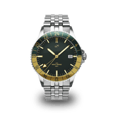 1970 Haagen GMT Automatic, Steel / Green - Swiss Made