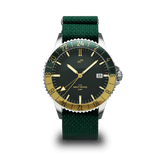 1970 Haagen GMT Automatic, Steel / Green - Swiss Made