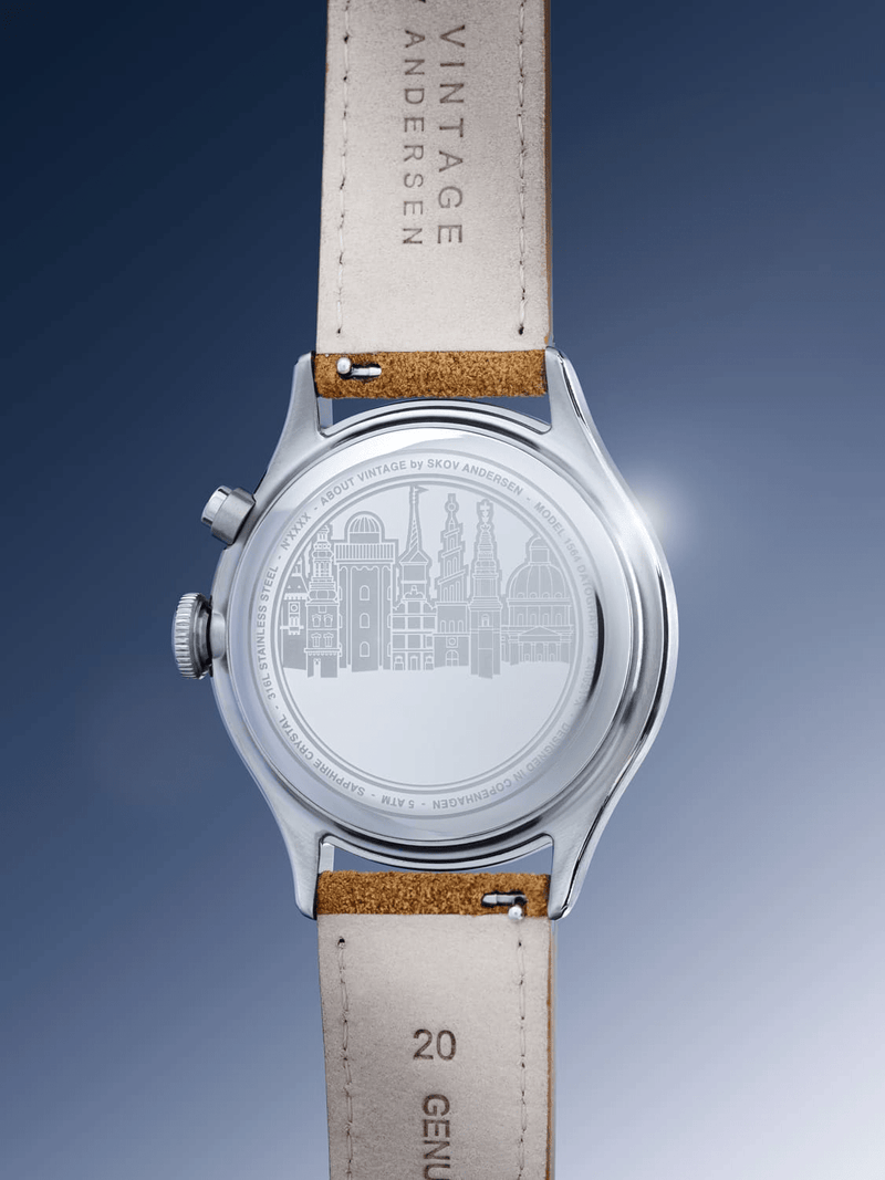 1564 Chronodate Automatic, Steel / Off White (signup1)