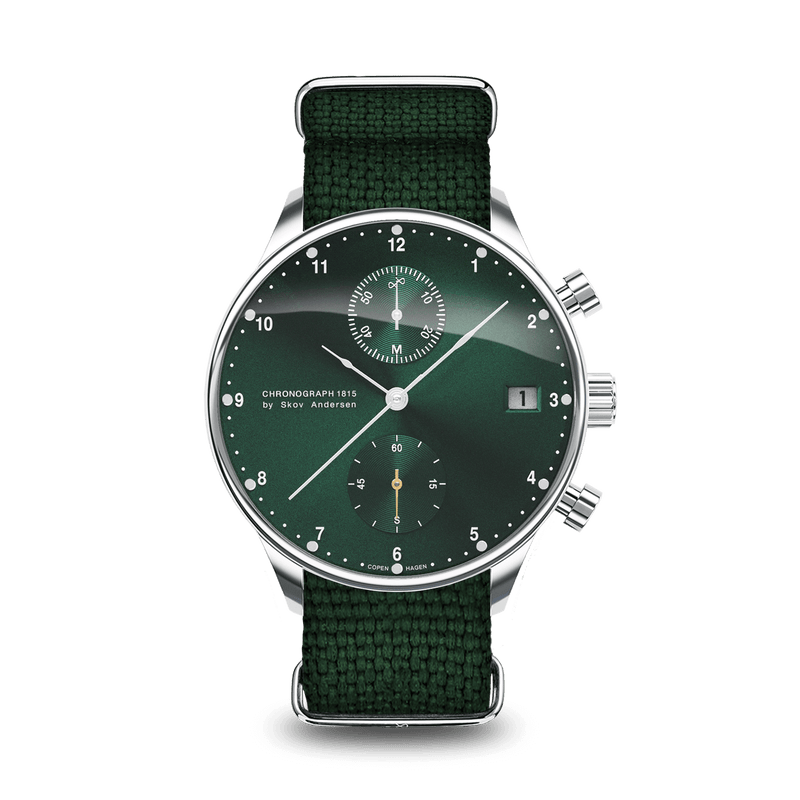 1815 Chronograph, Steel / Green Sunray