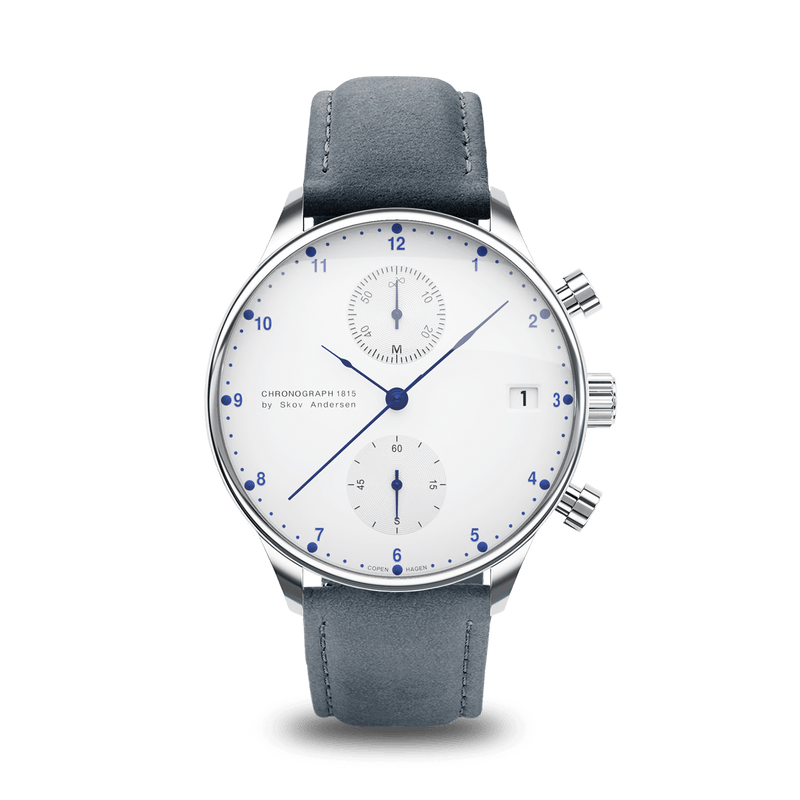 1815 Chronograph, Steel / White