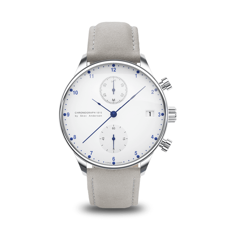 1815 Chronograph, Steel / White