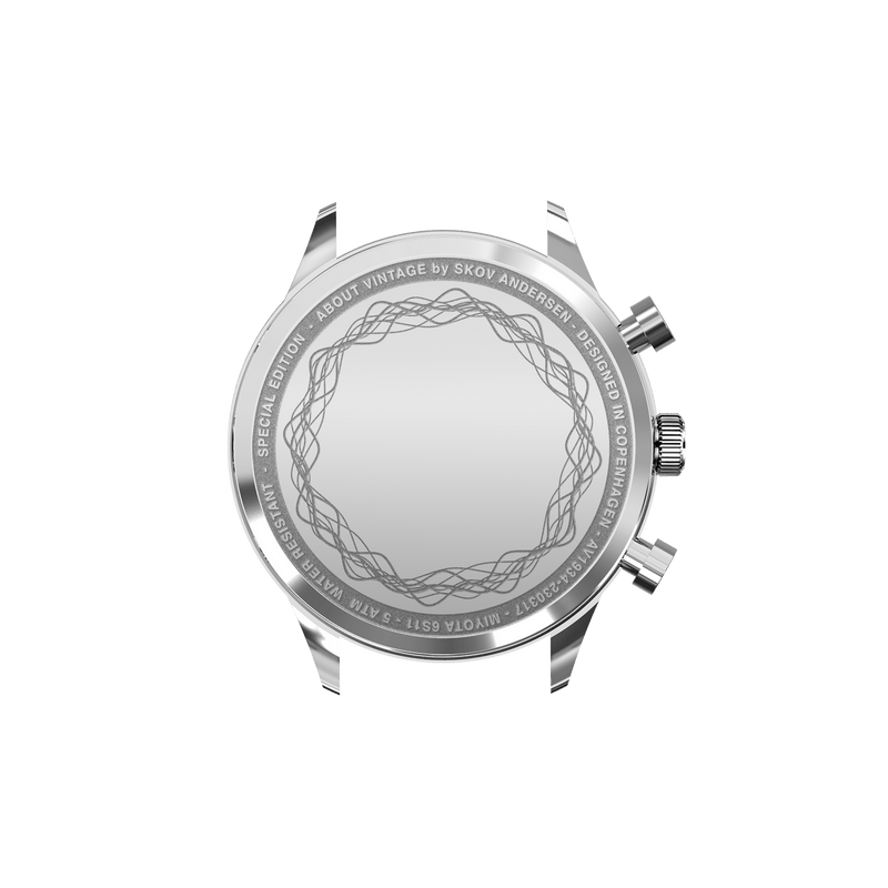 1834 Chronograph, Steel / White