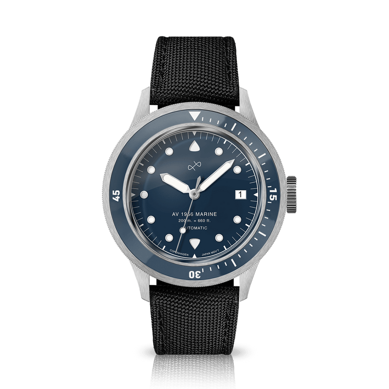 1956 Marine Automatic, Steel / Blue