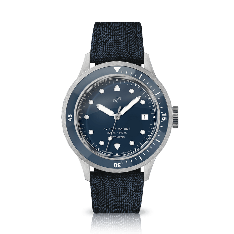 1956 Marine Automatic, Steel / Blue