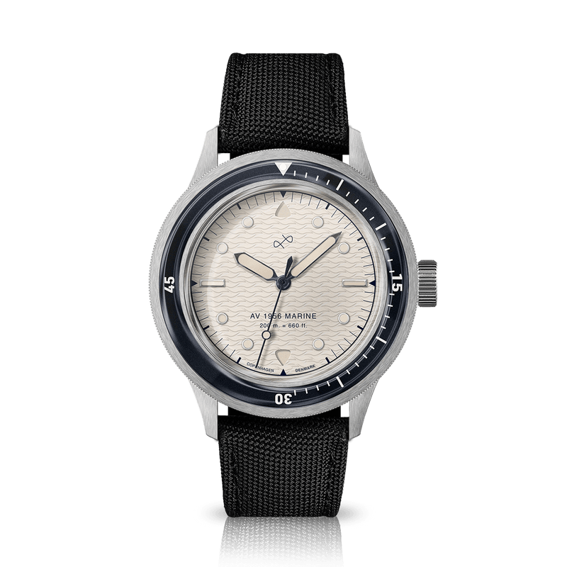1956 Marine, Steel / Navy & Off White