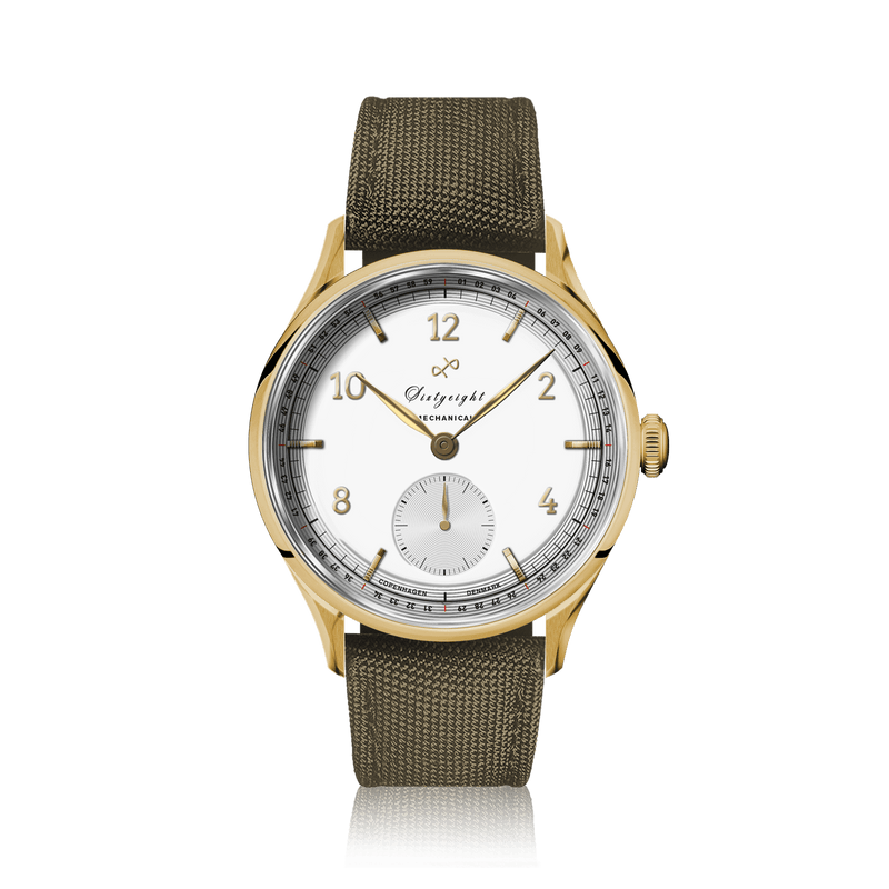 1968 Mechanical (Hand-Wound), Gold / White