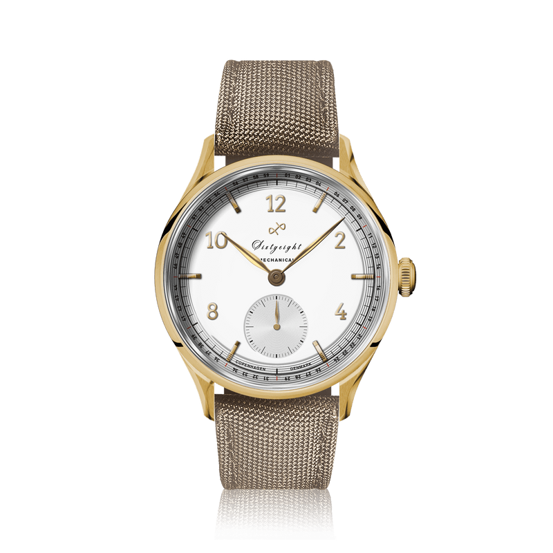1968 Mechanical (Hand-Wound), Gold / White