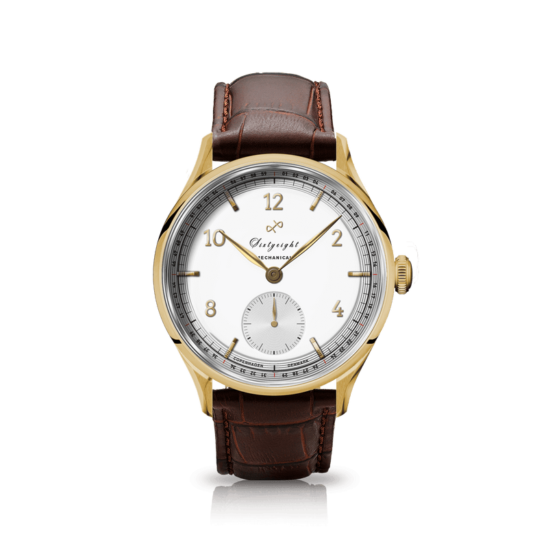 1968 Mechanical (Hand-Wound), Gold / White