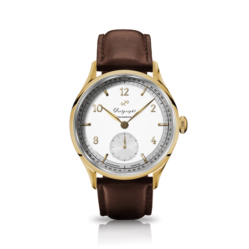1968 Mechanical (Hand-Wound), Gold / White