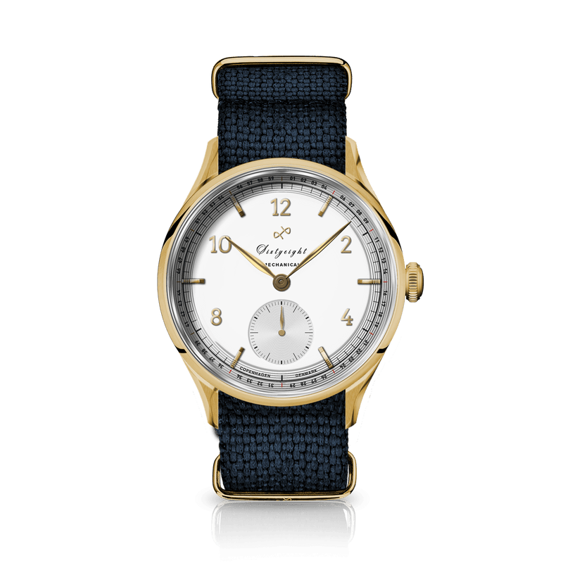 1968 Mechanical (Hand-Wound), Gold / White