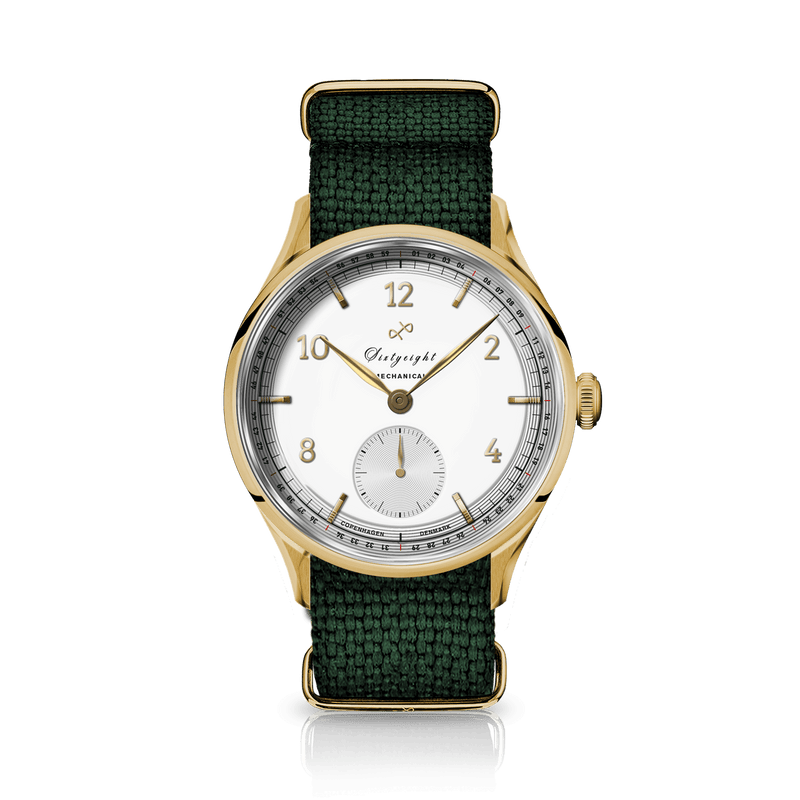 1968 Mechanical (Hand-Wound), Gold / White