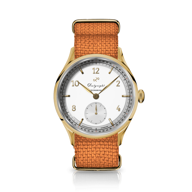 1968 Mechanical (Hand-Wound), Gold / White