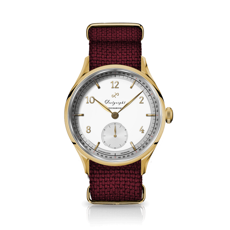 1968 Mechanical (Hand-Wound), Gold / White