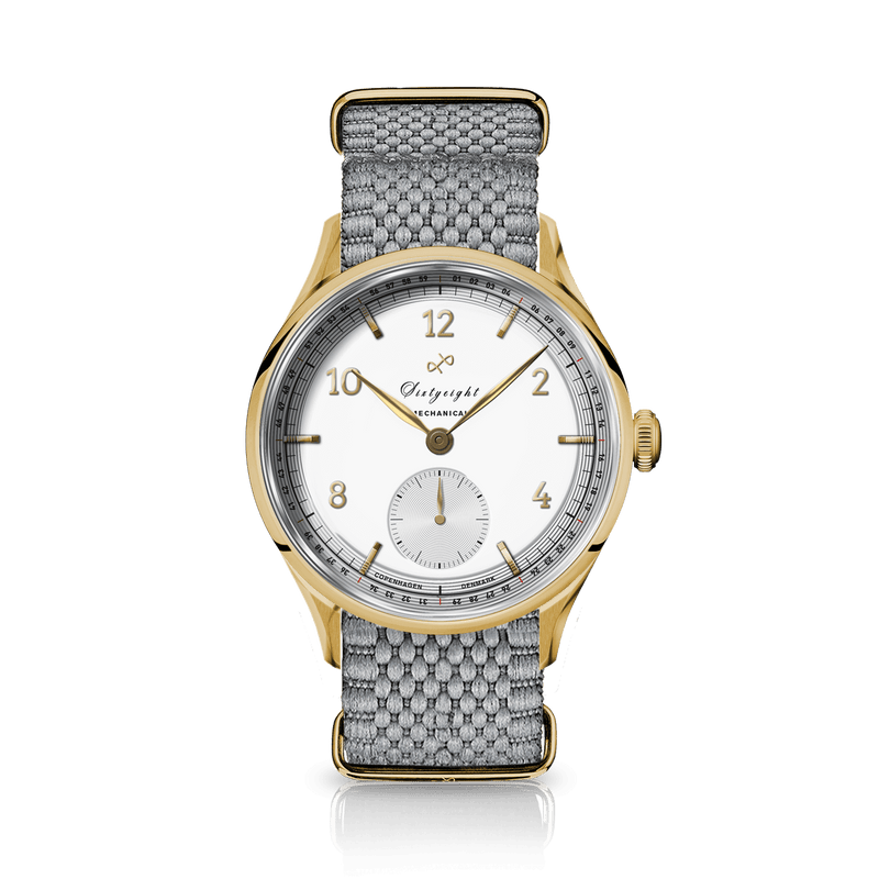 1968 Mechanical (Hand-Wound), Gold / White