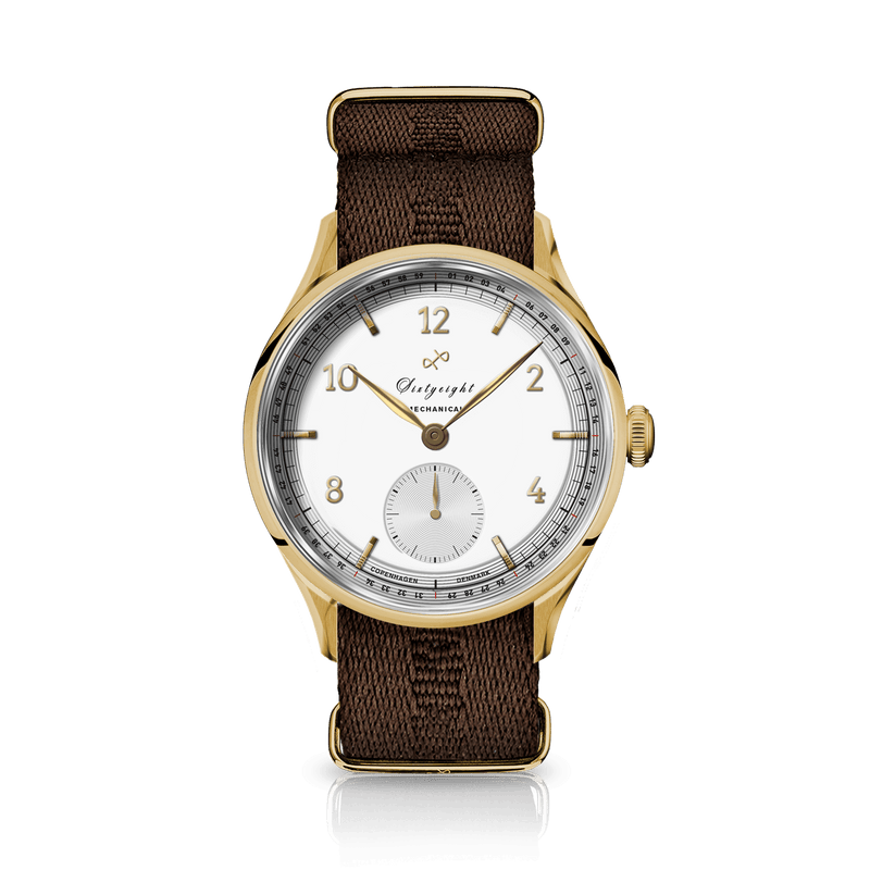 1968 Mechanical (Hand-Wound), Gold / White