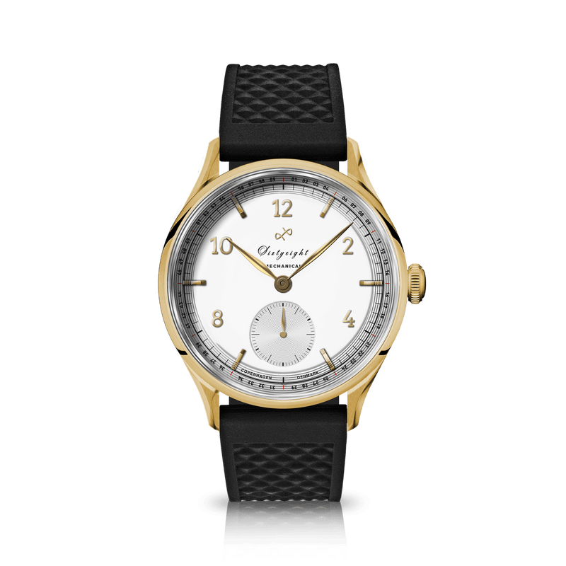 1968 Mechanical (Hand-Wound), Gold / White
