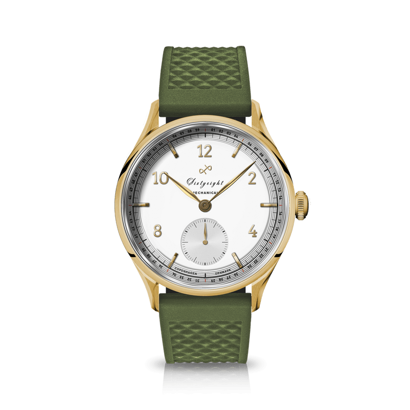 1968 Mechanical (Hand-Wound), Gold / White