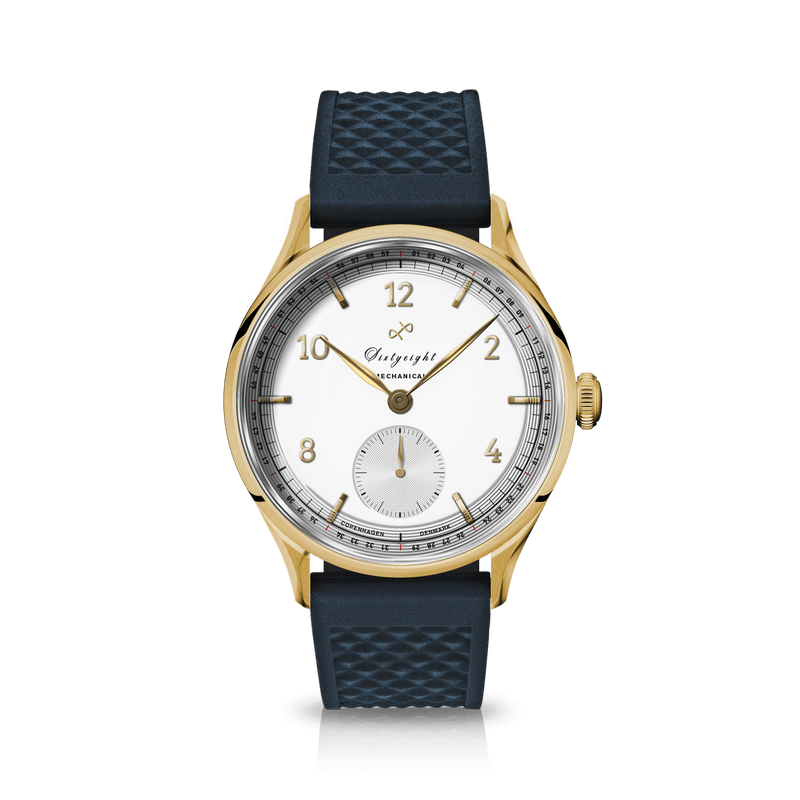 1968 Mechanical (Hand-Wound), Gold / White