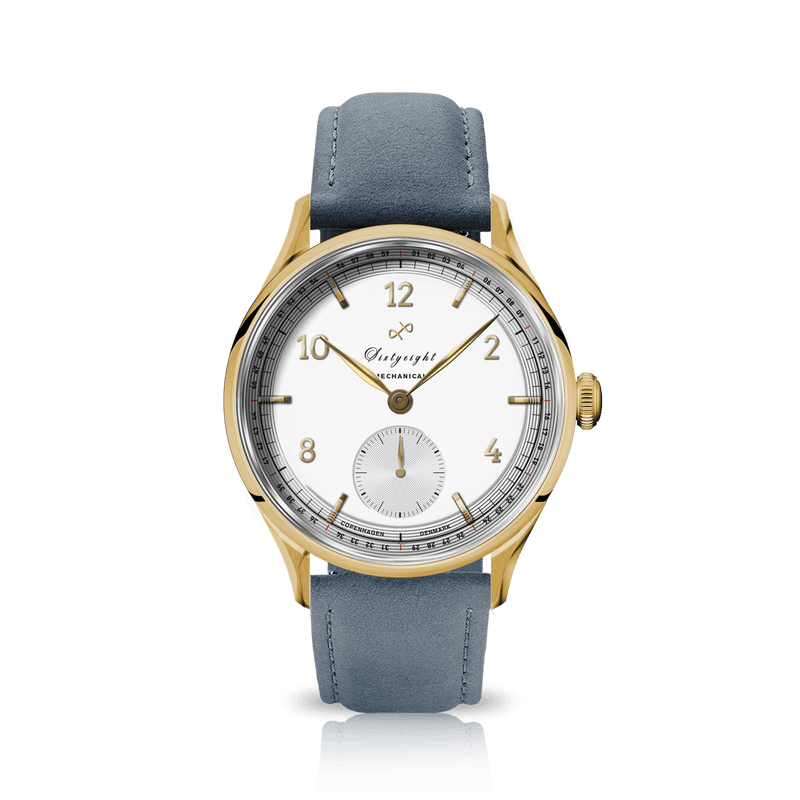 1968 Mechanical (Hand-Wound), Gold / White