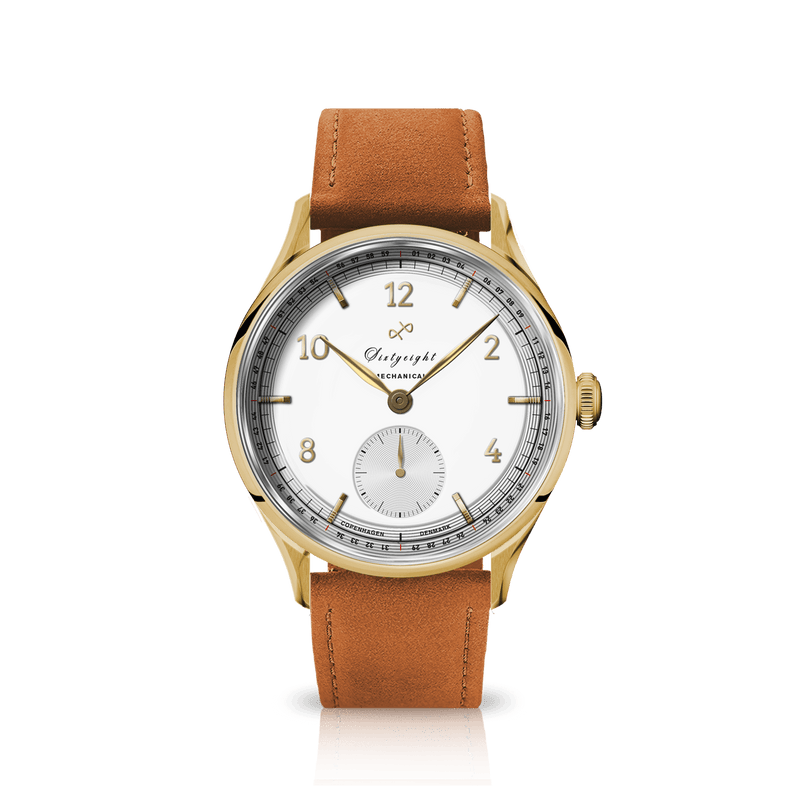 1968 Mechanical (Hand-Wound), Gold / White