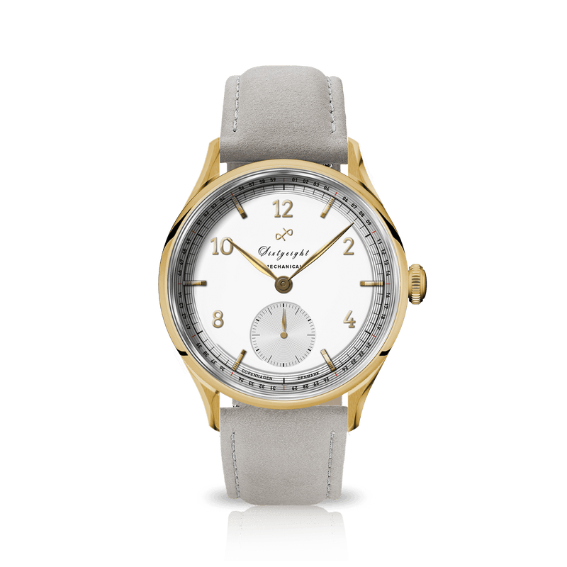 1968 Mechanical (Hand-Wound), Gold / White