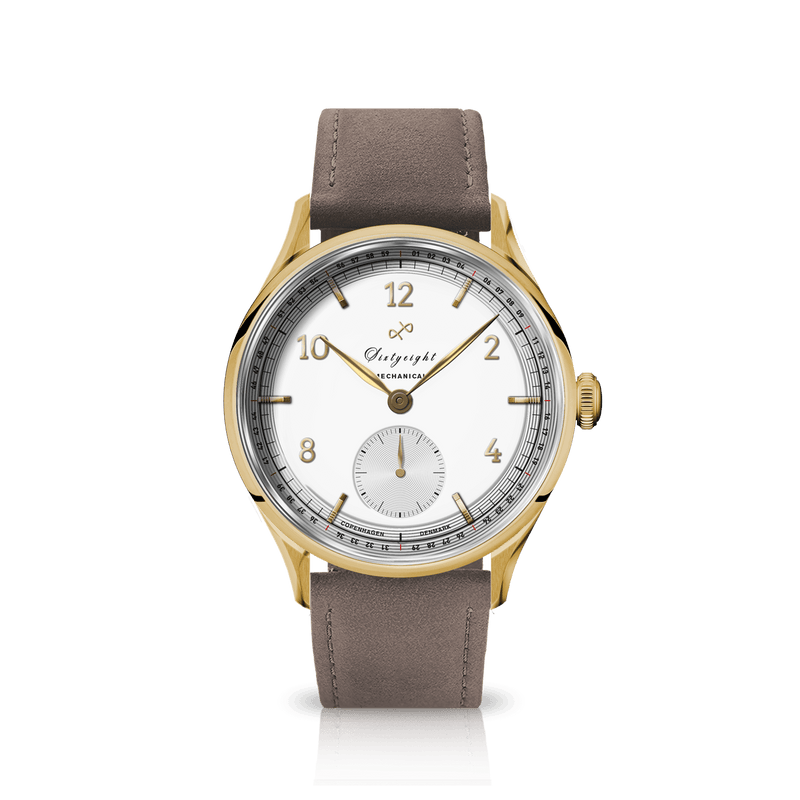 1968 Mechanical (Hand-Wound), Gold / White