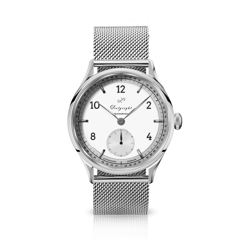 1968 Mechanical (Hand-Wound), Steel / White