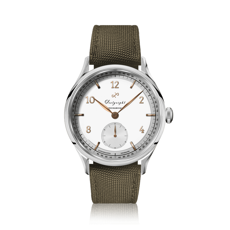 1968 Mechanical (Hand-Wound), Steel / White & Rose Gold