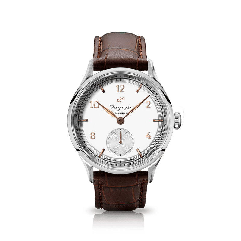 1968 Mechanical (Hand-Wound), Steel / White & Rose Gold