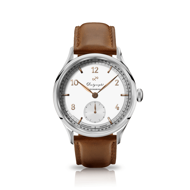 1968 Mechanical (Hand-Wound), Steel / White & Rose Gold