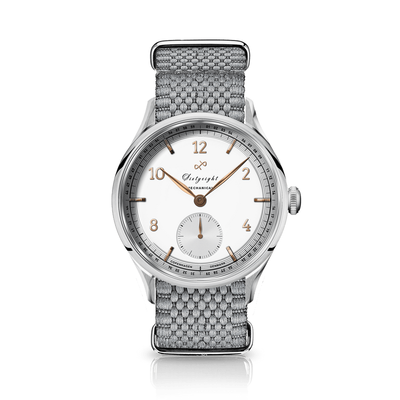 1968 Mechanical (Hand-Wound), Steel / White & Rose Gold