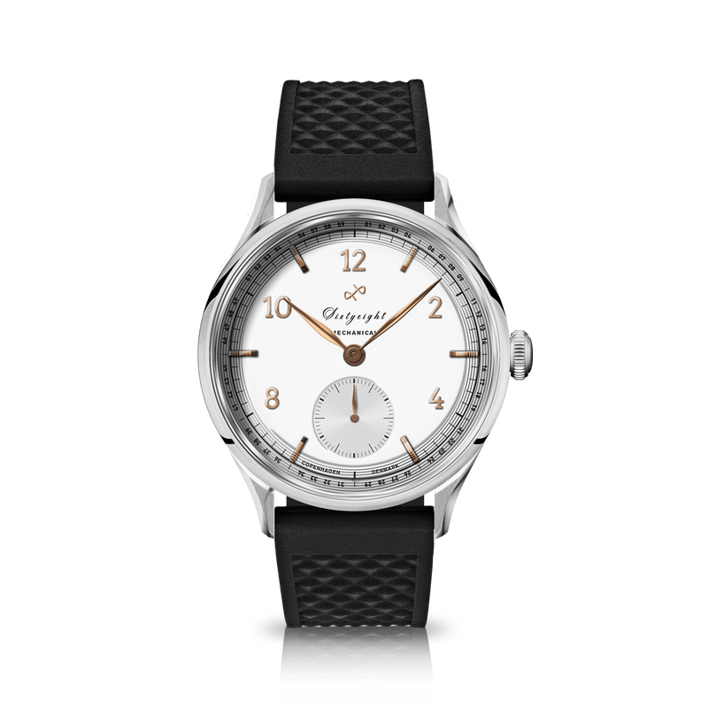 1968 Mechanical (Hand-Wound), Steel / White & Rose Gold