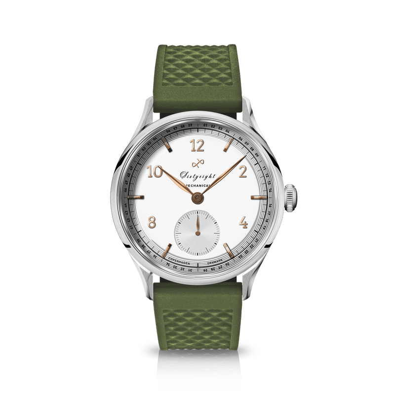 1968 Mechanical (Hand-Wound), Steel / White & Rose Gold