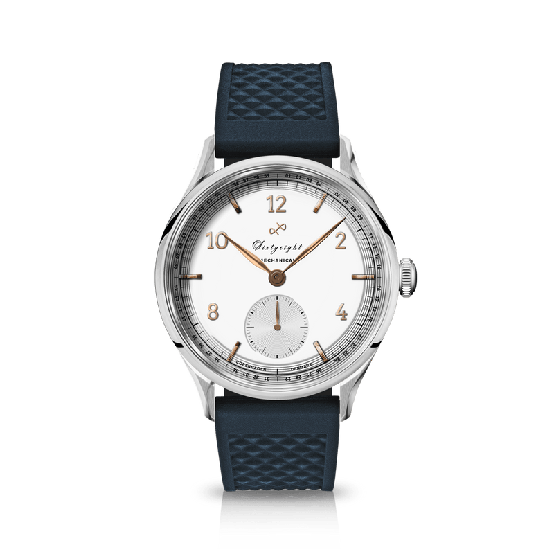 1968 Mechanical (Hand-Wound), Steel / White & Rose Gold