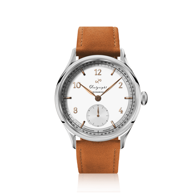 1968 Mechanical (Hand-Wound), Steel / White & Rose Gold