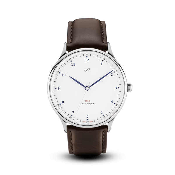 1969 Vintage, Steel / White – 39mm